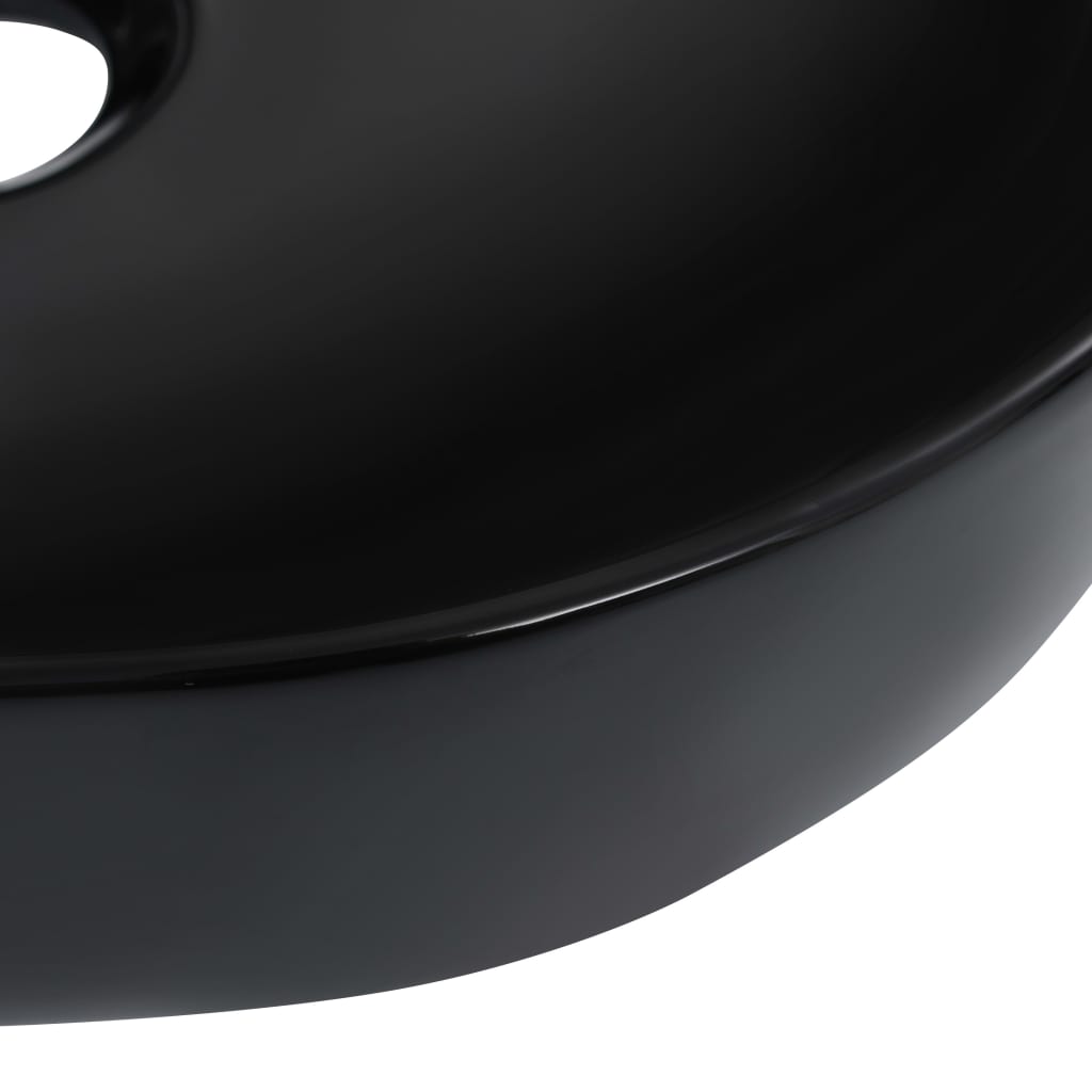 Lavandino 42,5x42,5x14,5 cm in Ceramica Nero | homemem39