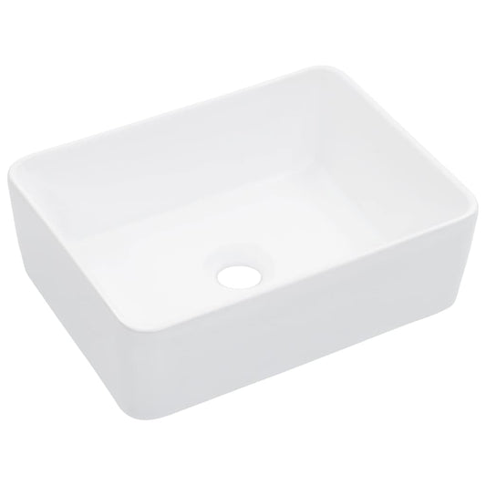 Sink 40x30x13 cm in White Ceramic