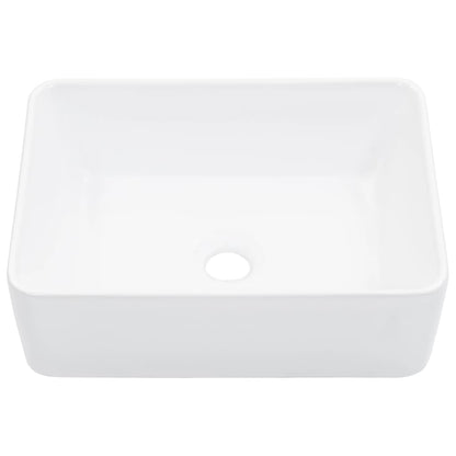 Sink 40x30x13 cm in White Ceramic