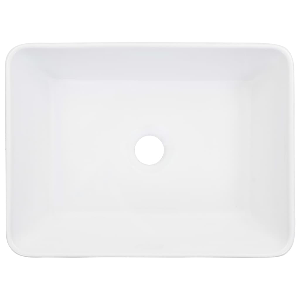 Sink 40x30x13 cm in White Ceramic