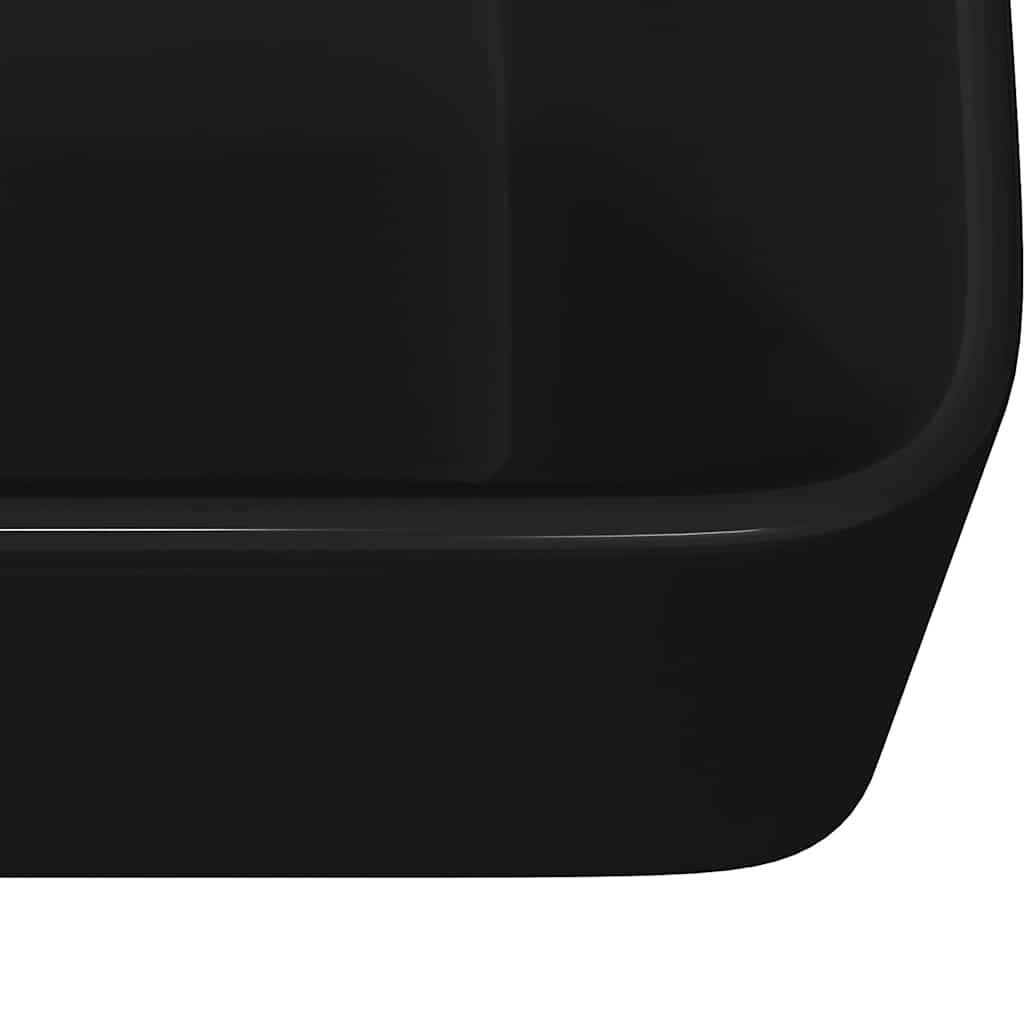 Lavandino 40x30x13 cm in Ceramica Nero
