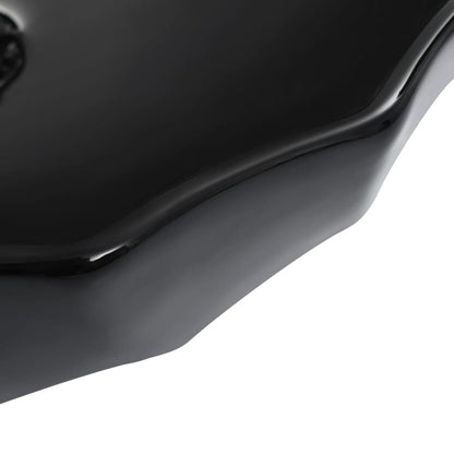 Lavandino 46x17 cm in Ceramica Nero | homemem39