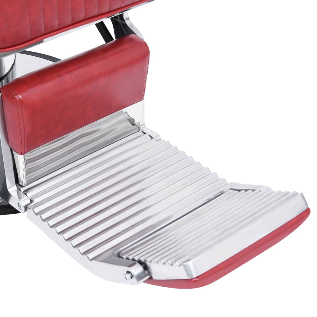 Poltrona da Barbiere Rossa 68x69x116 cm in Similpelle - homemem39