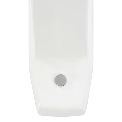 Schermo per Orinatoio per Privacy a Parete in Ceramica Bianco