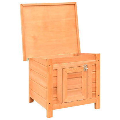 Cuccia per Gatti in Legno di Pino e Abete 50x46x43,5 cm | homemem39