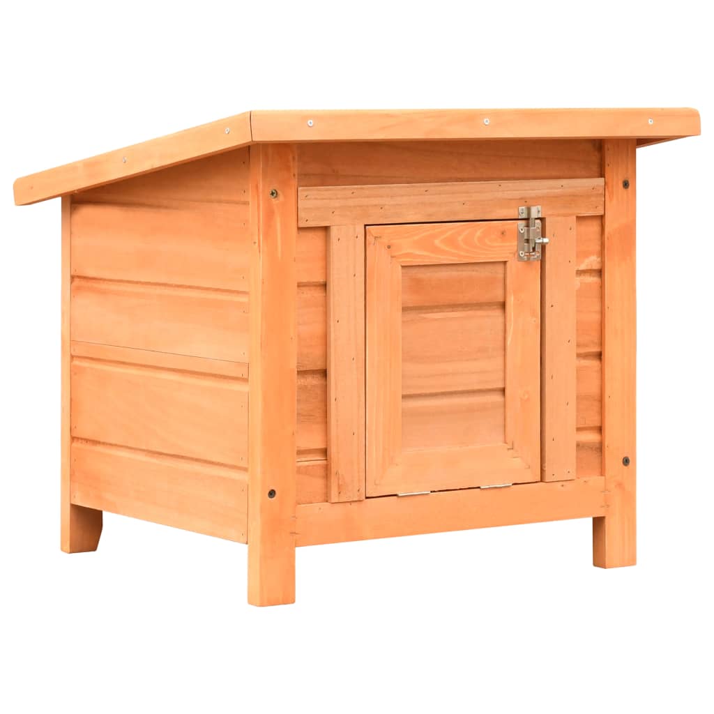 Cuccia per Gatti in Legno di Pino e Abete 50x46x43,5 cm | homemem39