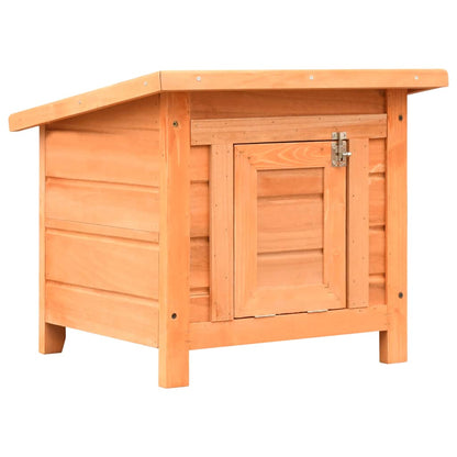 Cuccia per Gatti in Legno di Pino e Abete 50x46x43,5 cm | homemem39