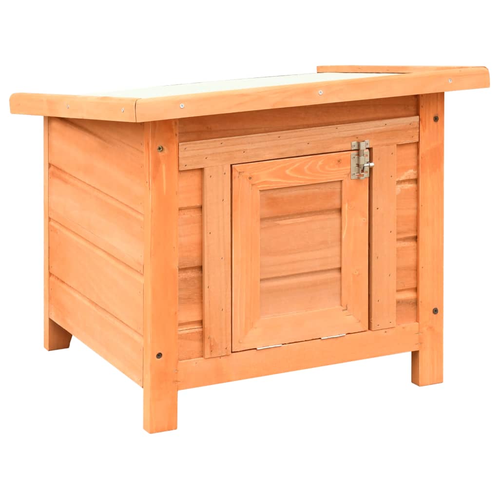 Cuccia per Gatti in Legno di Pino e Abete 50x46x43,5 cm | homemem39