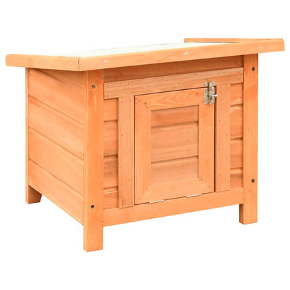 Cuccia per Gatti in Legno di Pino e Abete 50x46x43,5 cm | homemem39