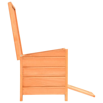 Cuccia per Gatti in Legno di Pino e Abete 50x46x43,5 cm | homemem39