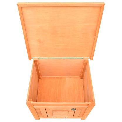 Cuccia per Gatti in Legno di Pino e Abete 50x46x43,5 cm | homemem39