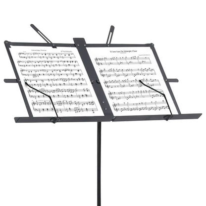 Leggio Musicale Nero in Acciaio | homemem39
