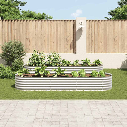 Letto Rialzato Giardino in Acciaio Zincato