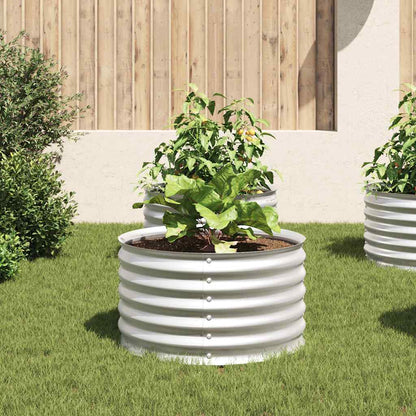 Letto Rialzato Giardino in Acciaio Zincato