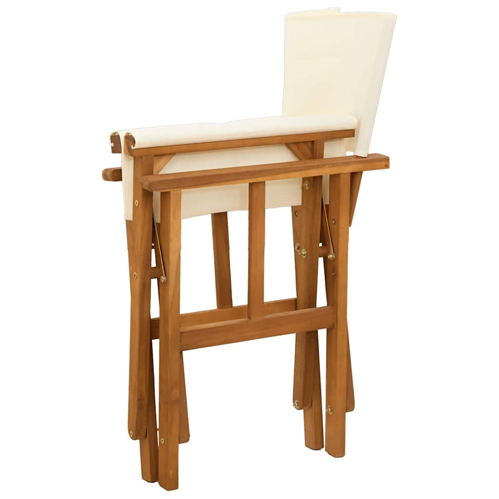 Sedia da Regista in Legno Massello di Acacia