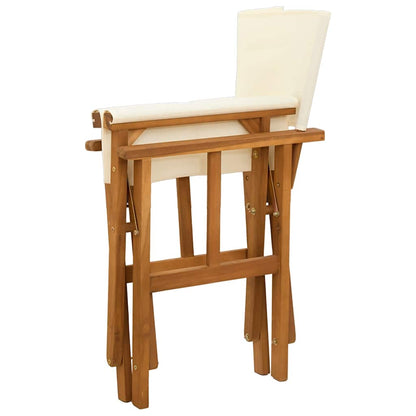 Sedia da Regista in Legno Massello di Acacia