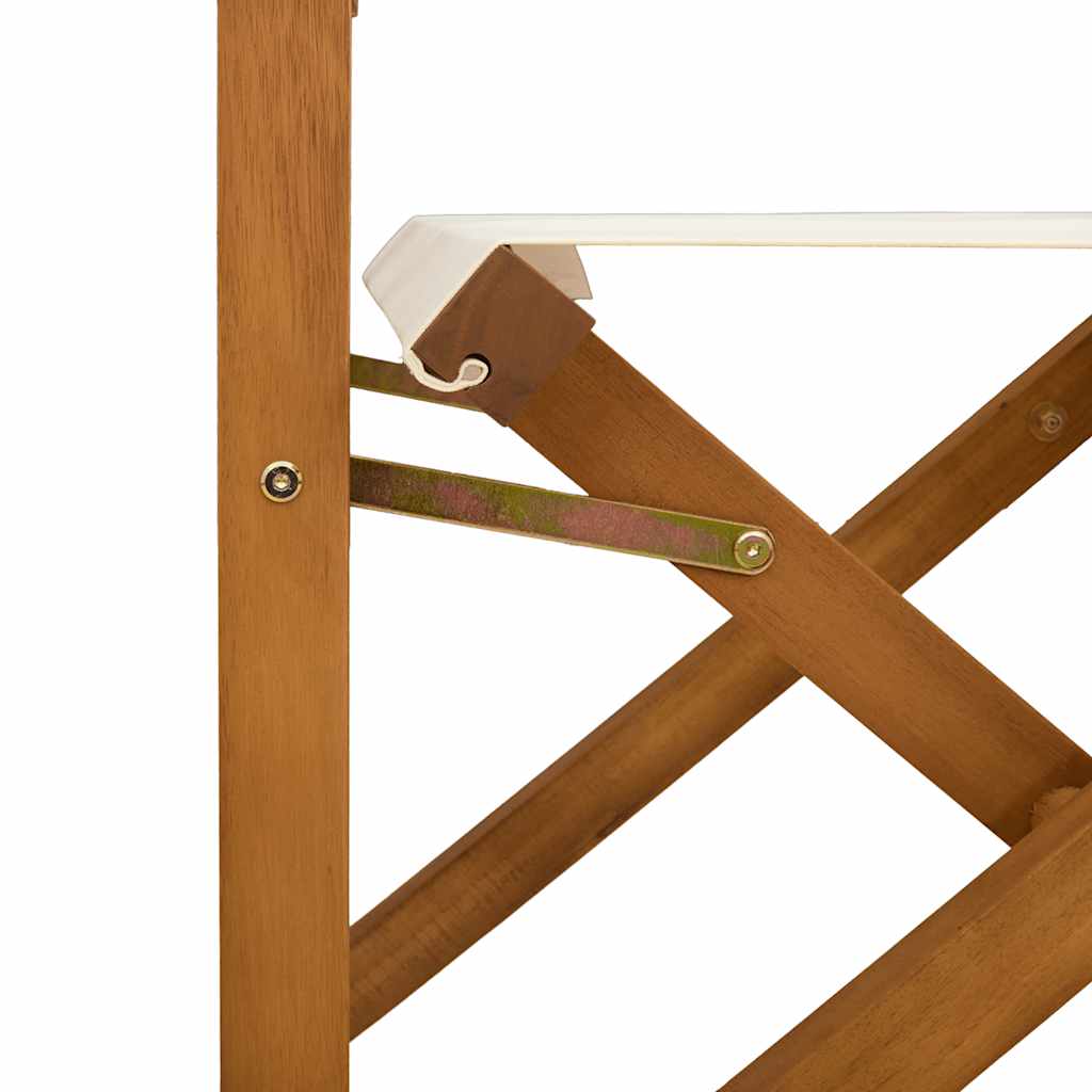 Sedia da Regista in Legno Massello di Acacia