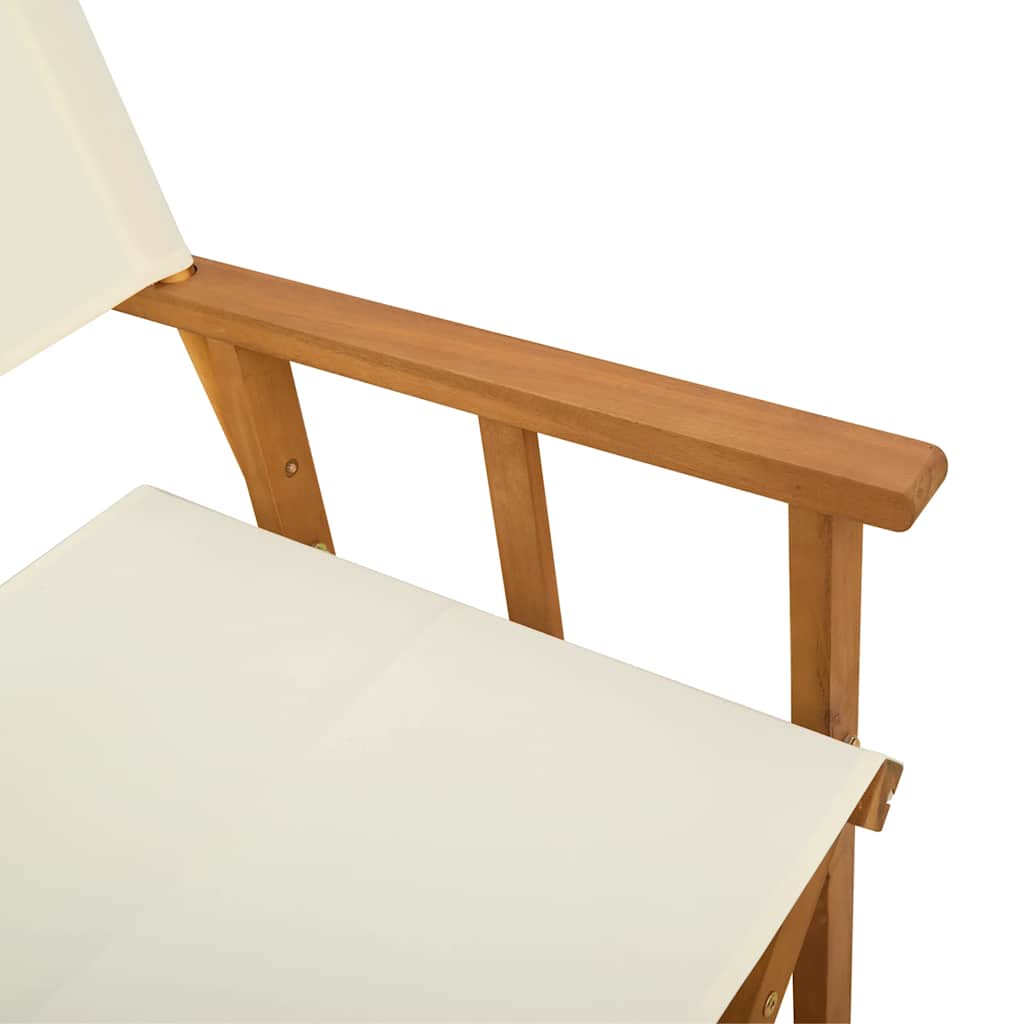 Sedia da Regista in Legno Massello di Acacia