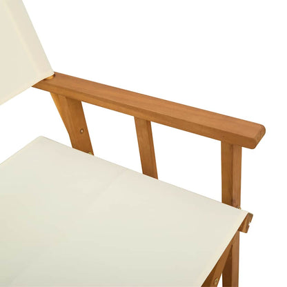 Sedia da Regista in Legno Massello di Acacia