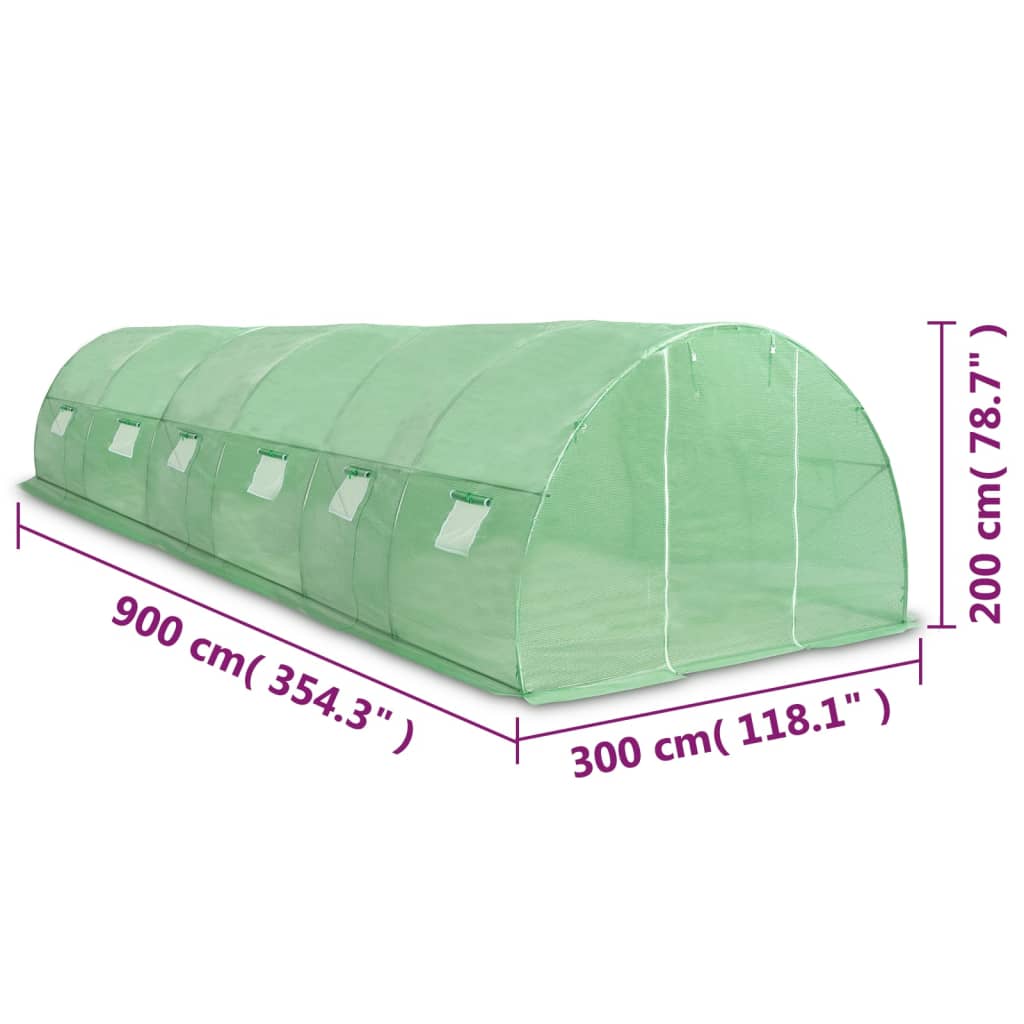 Serra 27m² 900x300x200 cm | homemem39