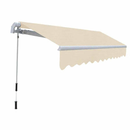 Tenda da Sole Pieghevole Manuale 300 cm Crema | homemem39