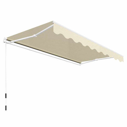 Tenda da Sole Pieghevole Manuale 300 cm Crema | homemem39