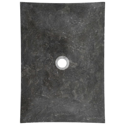 Lavandino 50x35x12 cm in Marmo Nero | homemem39