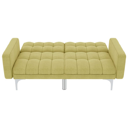 Divano Letto in Tessuto Verde - homemem39