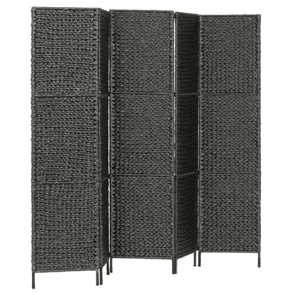Paravento a 5 Pannelli Nero 193x160 cm in Giacinto d'Acqua | homemem39
