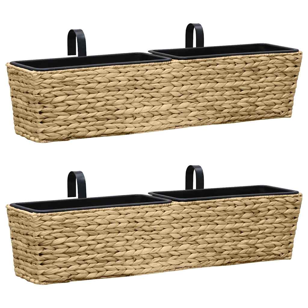 Fioriere 2 pz in Giacinto Intrecciato