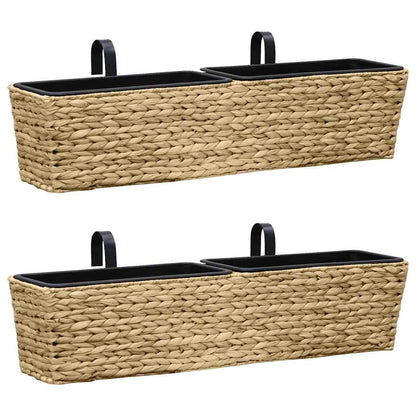 Fioriere 2 pz in Giacinto Intrecciato