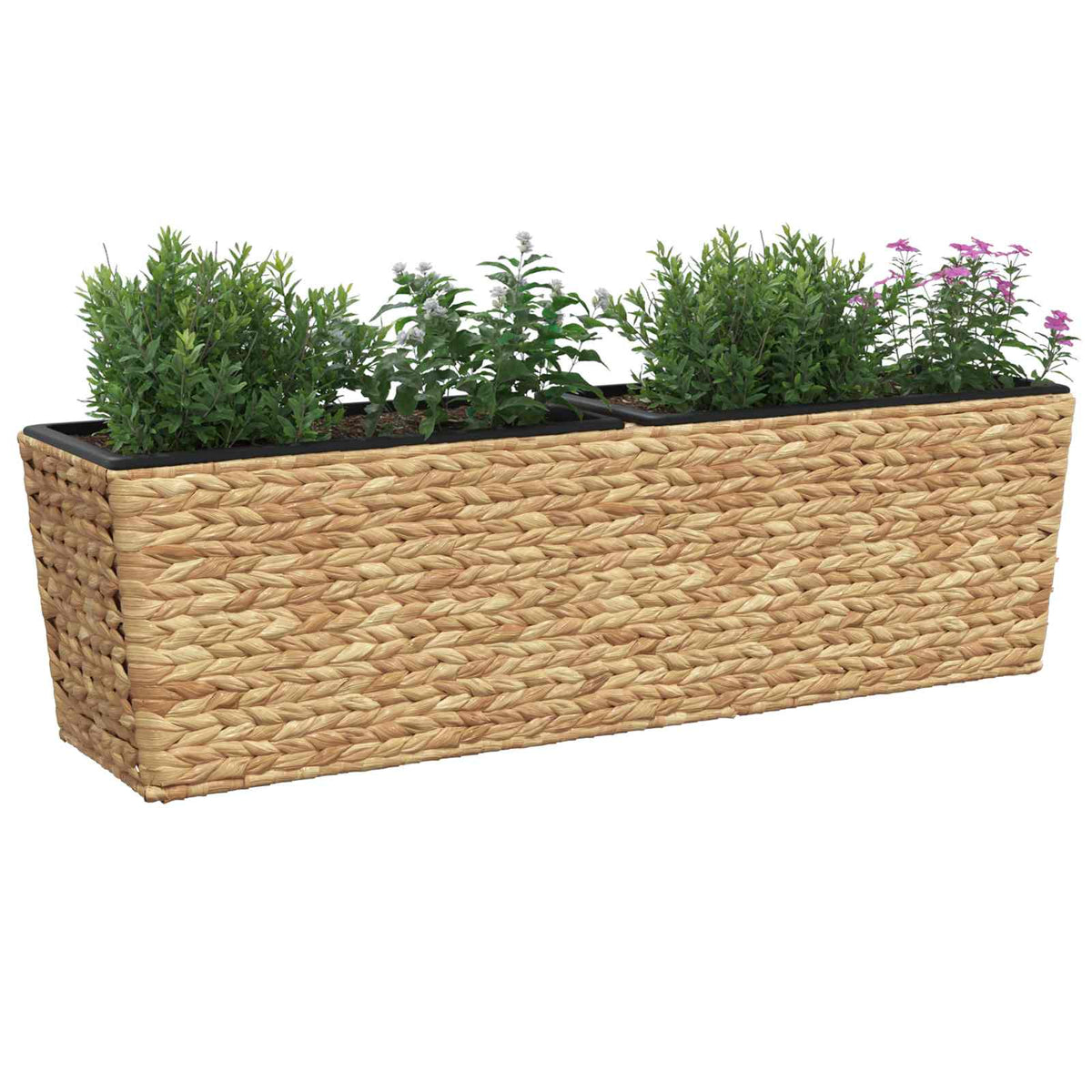 Fioriere 2 pz in Giacinto Intrecciato
