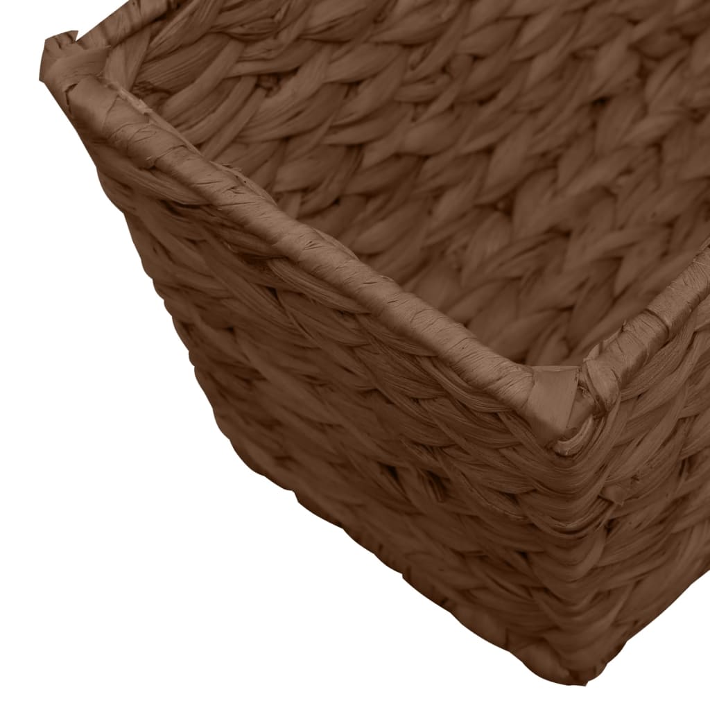 Fioriere 2 pz in Giacinto Intrecciato Marrone - homemem39