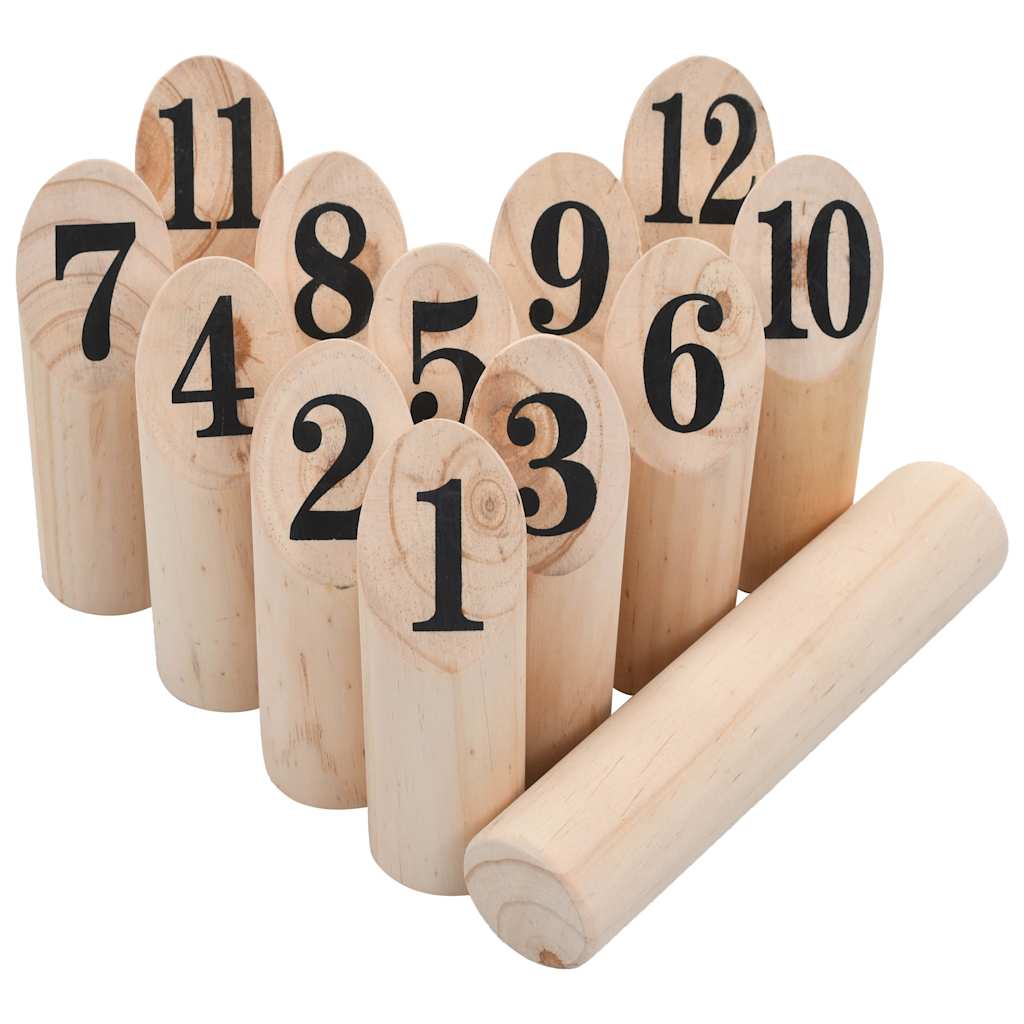 Set di Giochi in Legno Kubb Numerici | homemem39