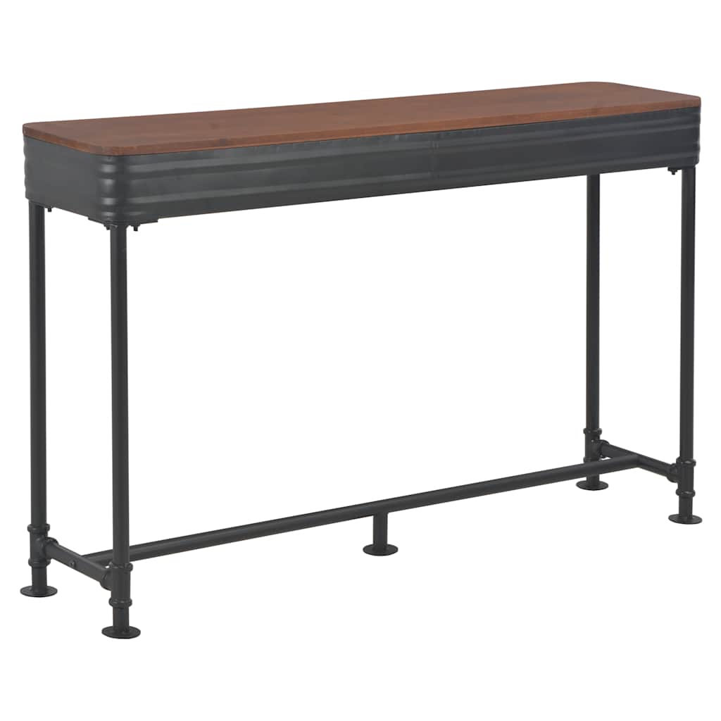 Tavolo Consolle 2 Cassetti 120x30x75 cm in Massello di Abete | homemem39