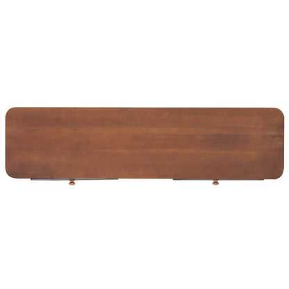 Tavolo Consolle 2 Cassetti 120x30x75 cm in Massello di Abete | homemem39