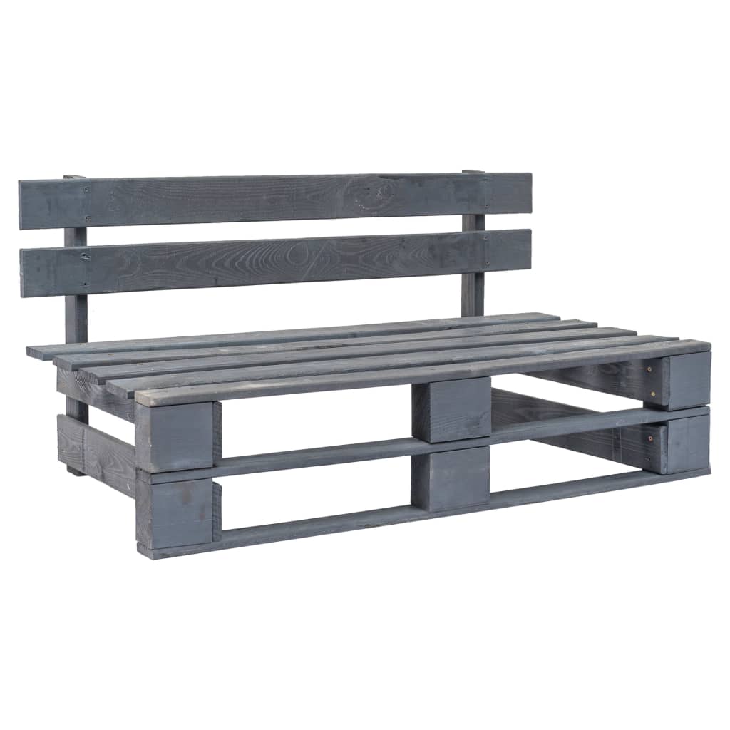 Divano da Giardino a Pallet con Cuscini Sabbia in Legno di Pino | homemem39