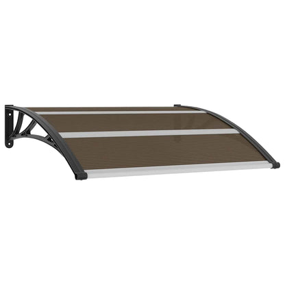 Pensilina per Porta Nera 120x100 cm in PC | homemem39