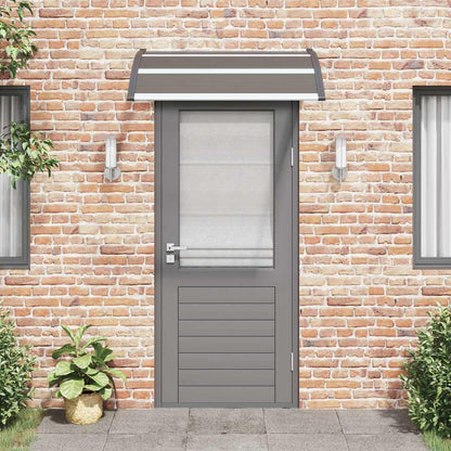 Pensilina per Porta Nera 120x100 cm in PC | homemem39