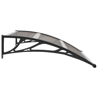 Pensilina per Porta Nera 120x100 cm in PC | homemem39