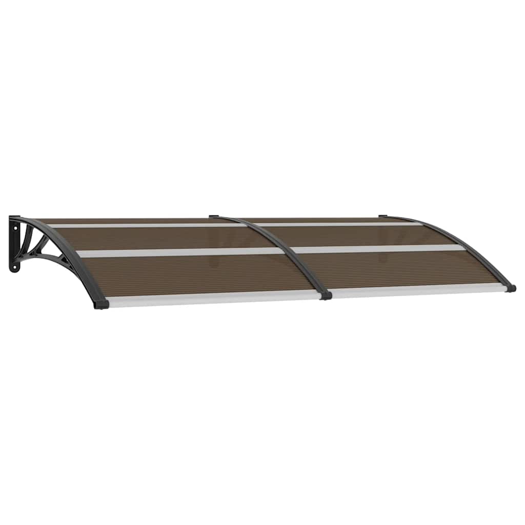 Pensilina per Porta Nera 200x100 cm in PC | homemem39