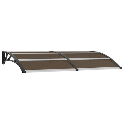 Pensilina per Porta Nera 200x100 cm in PC | homemem39