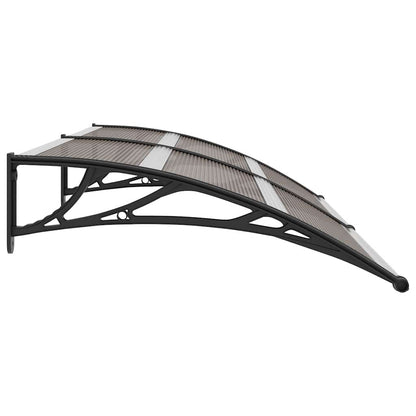 Pensilina per Porta Nera 200x100 cm in PC | homemem39