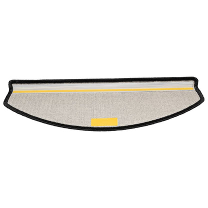 Tappetini per scale 15 pz 65x24x4 cm Antracite Semicircolari Grandi