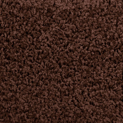 Tappetini per scale 15 pz 65x21x4 cm Marrone Semicircolari Grandi