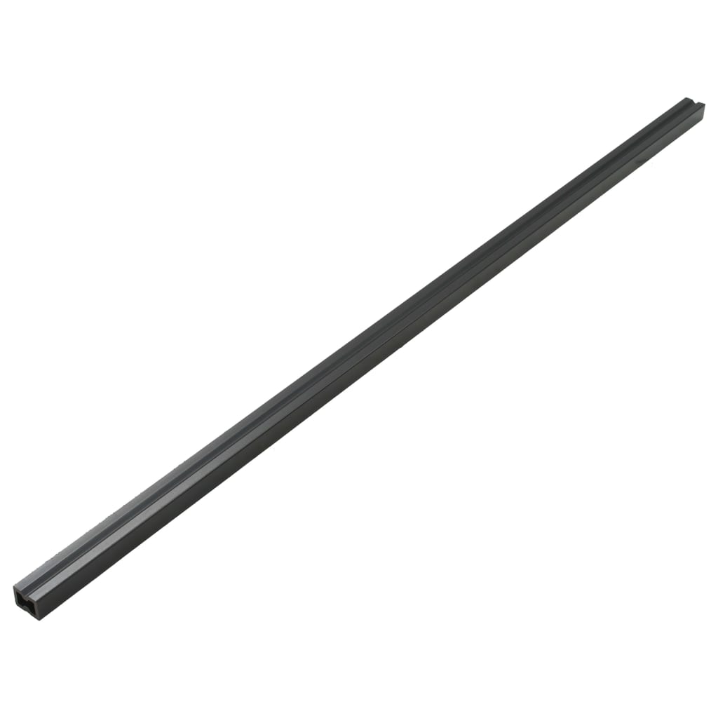 Pavimento per Esterni WPC Pieno Accessori 10 m² 2,2 m Grigio - homemem39