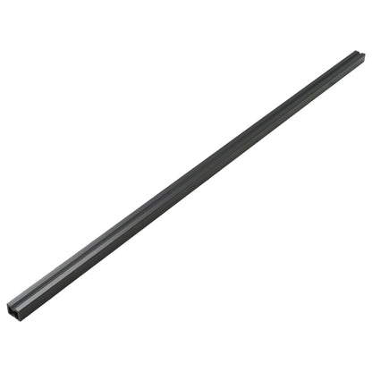 Pavimento per Esterni WPC Pieno Accessori 10 m² 2,2 m Grigio - homemem39