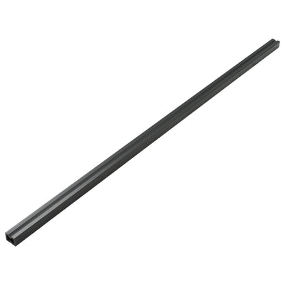 Pavimento Esterni WPC Pieno Accessori 16m² 2,2m Marrone Scuro - homemem39