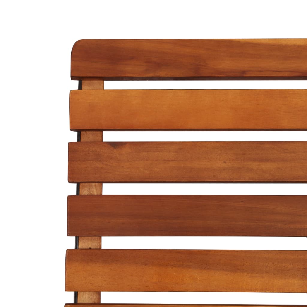 Sedie Reclinabili da Giardino 2 pz in Legno Massello d'Acacia | homemem39