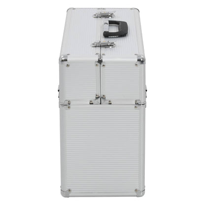 Valigetta per Attrezzi 47x36x20 cm Argento in Alluminio | homemem39